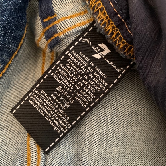 7 For All Mankind Polka Dot Painted Jeans - Picture 6 of 6